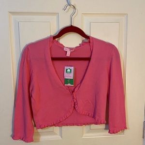 Lilly Pulitzer Vera Shrug Cropped Cardigan
